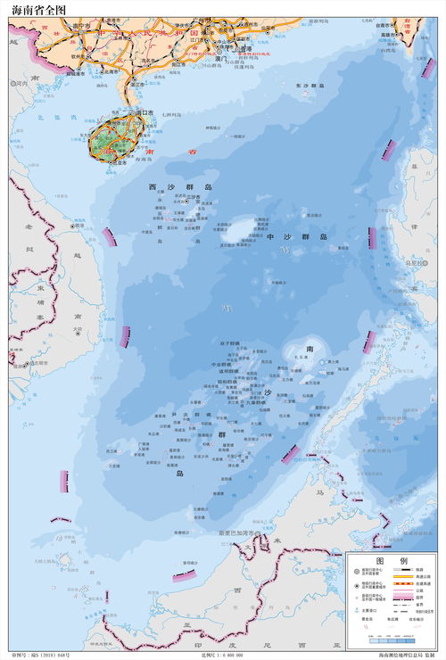 西沙群岛地图