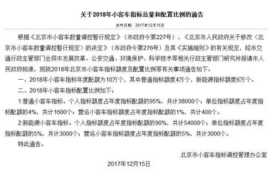 北京小客车指标(北京小客车指标调控管理信息系统)